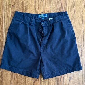 Polo Ralph Lauren Men's Navy Blue Andrew Classic Chino Short Size 32